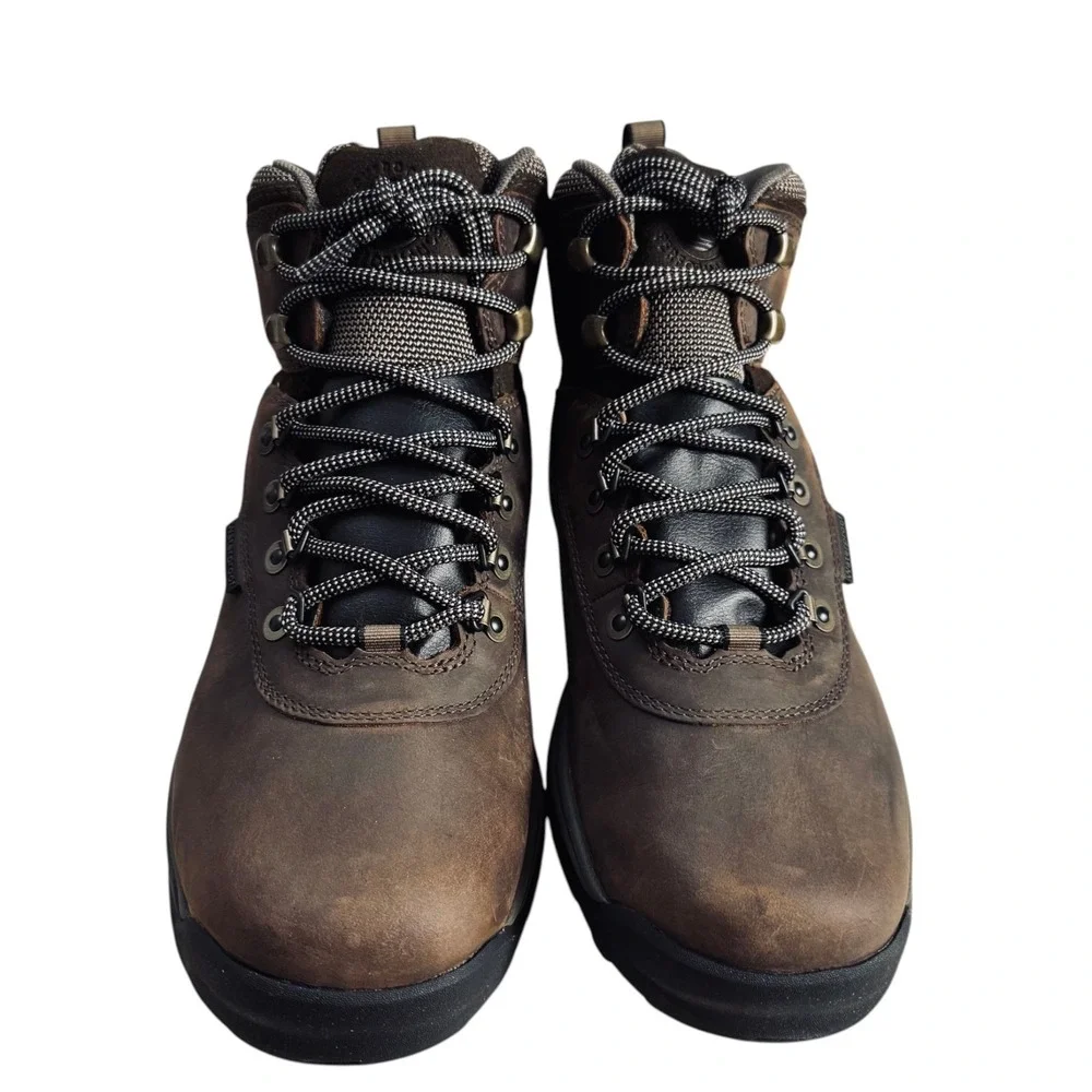 Timberland Waterproof Hiking Boots Brown Oiled Leather Men's US 10 Outdoor Trail